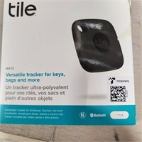 Tile Mate (2022) - 1 Pack - Black - Bluetooth Trac