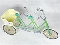 VTG Mattel Barbie Green Tandem Bicycle