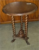Barley Twist Accent Table - 28"h x 18"d