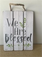 We Are Blessed Wooden Wall Art