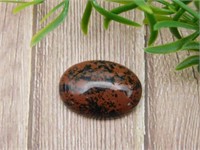 MAHOGANY OBSIDIAN CABOCHON ROCK STONE LAPIDARY SPE