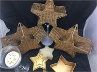 Star Baskets and Candles
