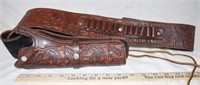 TOOLED LEATHER WESTERN STYLE HOLSTER