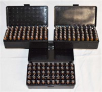 150 ROUNDS ASSORTED RELOADED 357 MAGNUM CARTRIDGES