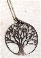 TREE OF LIFE NECKLACE MARKED 925