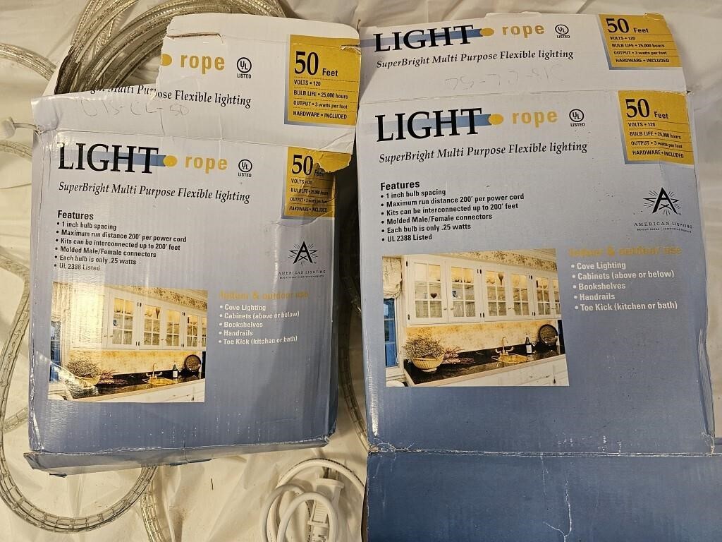 2 Boxes of Rope Lighting