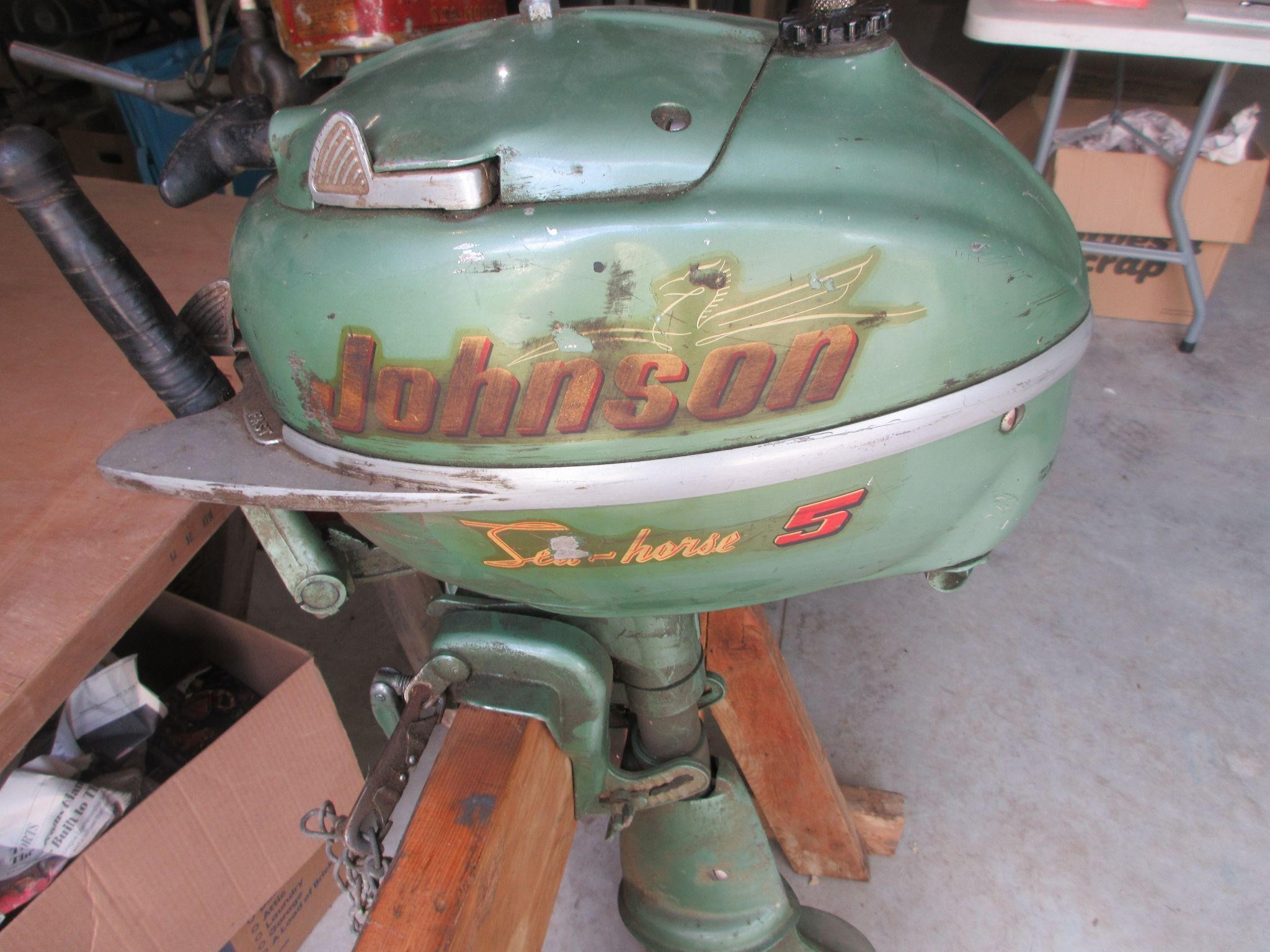 Vintage Johnson Sea Horse 5