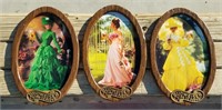 3 Budweiser Framed Ladies Posters