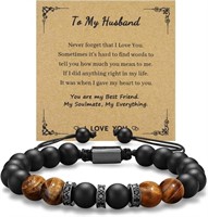 "To My Husband" Adjustable Bracelet