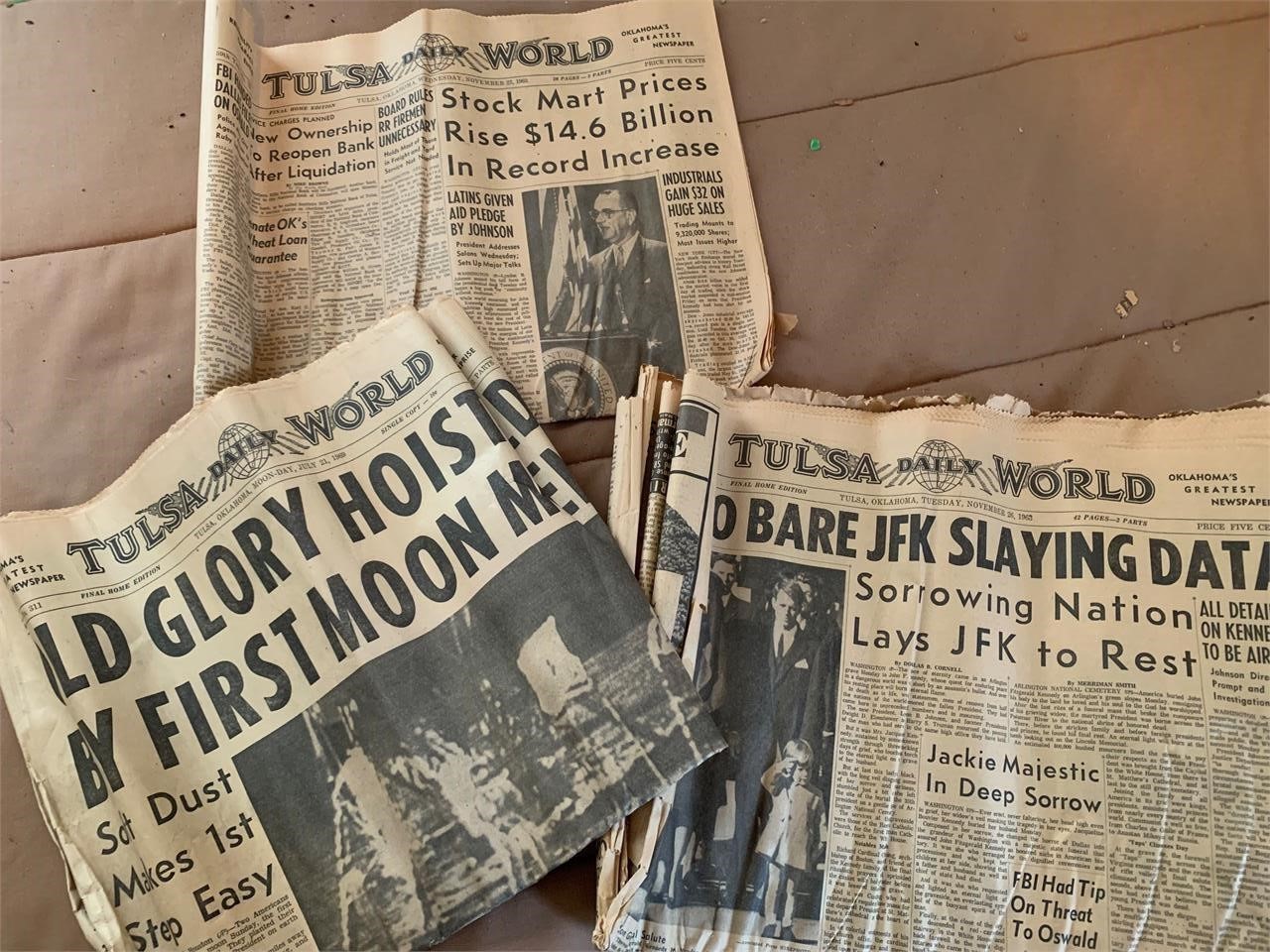 Tulsa World Vintage Papers