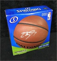 Autographed Lebron James Basketball w/COA