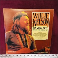Willie Nelson His Very Best 2-LP Record Set