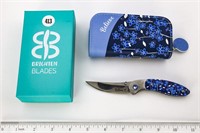 Brighten Blades Folding Knife w/ Zippered Case