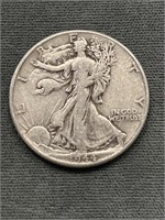 1944 Walking Liberty Silver Half Dollar