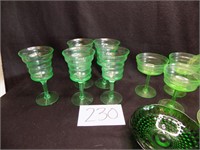 GREEN GLASSWARE