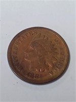 1881 Indian Head Penny