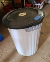 Garbage Can with Contenst Inside