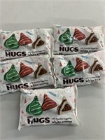 (5) Bags of Hershey Hugs White Creme