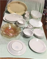 New stoneware dish set and other serving