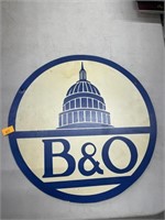 Vintage B&O sign