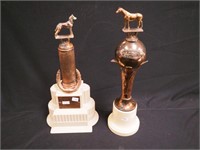 Two vintage trophies: one for St. Louis Spring