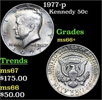 1977-p Kennedy Half Dollar 50c Grades GEM++ Unc