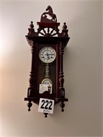 Walnut Horse Clock With Key(LR)