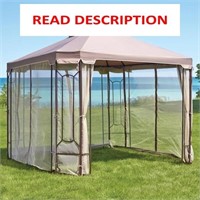 10x10ft Cottleville Gazebo Replacement Netting