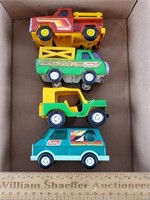 Buddy L Toy Trucks, Jeep & Van