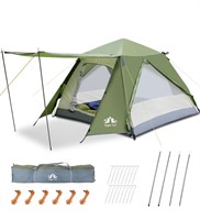 New $130 Automatic Camping Tent Gold/White