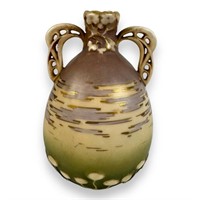 Art Nouveau Bohemia Amphora Vase