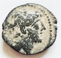 Antiochos VIII 121-96BC Ancient Greek coin 18mm
