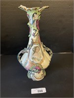 Vintage Victorian Style Porcelain Vase.