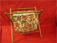 Folding knitting basket.