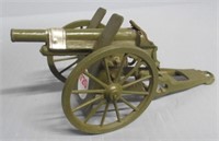 Rare Metal Tank Cannon. Green. Made in England.