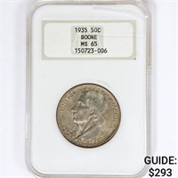 1935 Boone Half Dollar NGC MS65