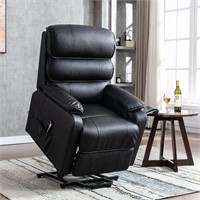Electric Power Lift Recliner - Premium PU Leather