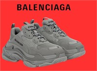 Original Balenciaga gray triple S mens tennis shoe