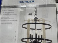 KICHLER 5 LIGHT CHANDELIER RETAIL $150