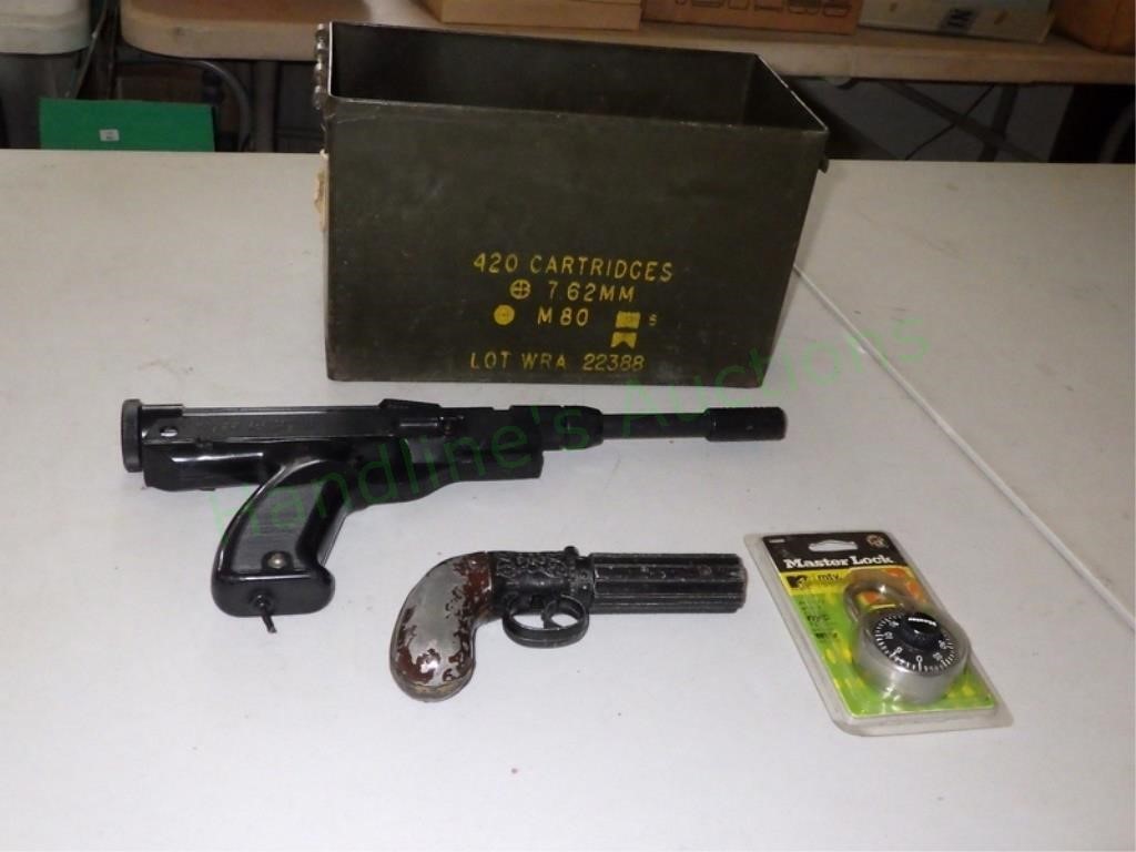 Metal Ammo Box - Toy Guns - Master Lock