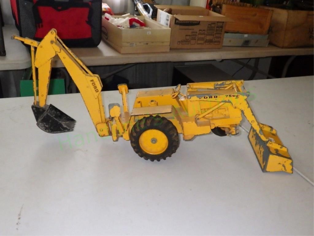 ERTL Die Cast Ford 7500 Backhoe/Loader