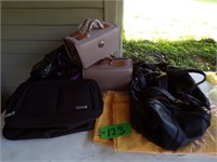 TOILETRY BAGS, LEATHER BAG & MISC.