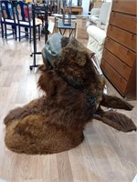 Animated moose head