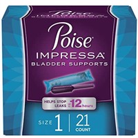 Poise Impressa Incontinence Bladder Supports for