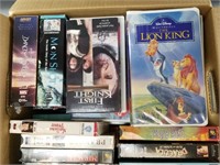 Large box lot of Disney VHS