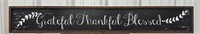 Grateful Thankful Blessed Wood Wall Decor