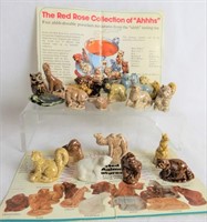 Red Rose Tea Wade of England Animal Figurines