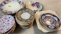 Antique Porcelain Saucers and plates