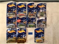 11 Assorted Hot Wheels Collectible Cars