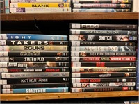 (25) DVDs Action, Thriller, Adventure, Law, War